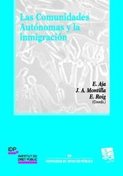 Cubierta de Las Comunidades Autónomas y la inmigración