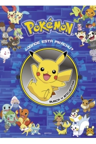 Cubierta de ¿Dónde está Pikachu? Busca y encuentra (Pokémon. Libro juguete)