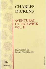 Cubierta de Aventuras de pickwick. Volumen ii