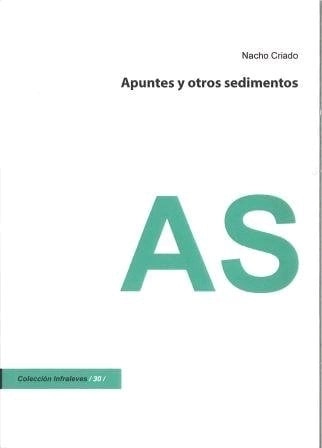 Cubierta de Apuntes y otros sedimentos — Nacho Criado