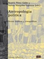 Cubierta de Antropología política