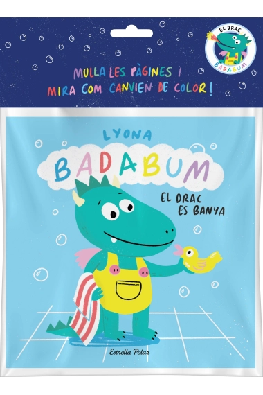 Cubierta de Badabum. El drac es banya. Llibre de bany màgic — Lyona