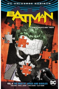 Cubierta de Batman Vol. 4: The War of Jokes and Riddles