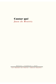 Cubierta de Cantar qué