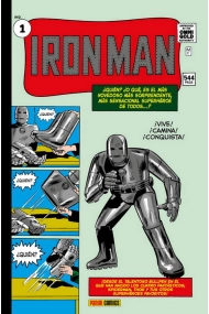 Cubierta de MARVEL GOLD OMNIBUS IRON MAN. NACE IRON MAN