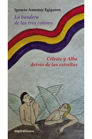 Cubierta de La bandera de los tres colores / Celeste y Alba detrás de las estrellas