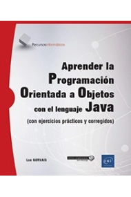 Cubierta de Aprender la Programación Orientada a Objetos con el lenguaje Java (con ejercicios prácticos y corregidos)