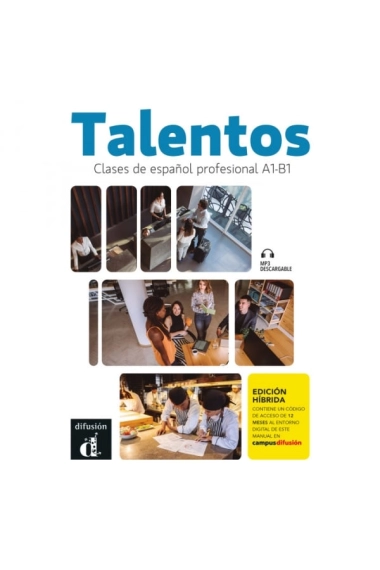 Cubierta de Talentos. Español Profesional A1-B1. Ed. Híbrida — Maria Dolores