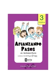 Cubierta de Afianzando pasos en lectoescritura. MANUAL DE ACTIVIDADES - Palabras