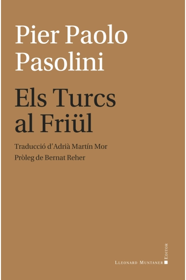 Cover of Els Turcs al Friül — Pier Paolo Pasolini