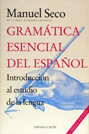 Coberta de Gramática esencial del español — Manuel Seco