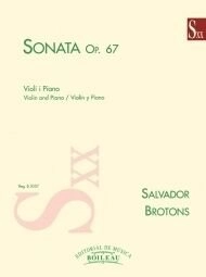 Cubierta de Sonata Op.67