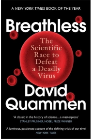 Cubierta de Breathless: The Scientific Race to Defeat a Deadly Virus