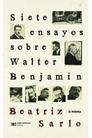 Cubierta de Siete ensayos sobre Walter Benjamin
