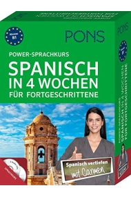 Cover von PONS Power-Sprachkurs Spanisch für Fortgeschrittene: Der Intensivkurs mit Buch, CDs und Online-Tests (Niveau B1)