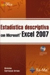Cubierta de Estadística descriptiva con microsoft excel 2007