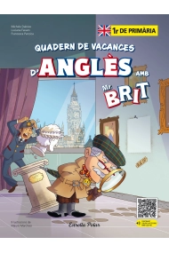 Cubierta de Mr. Brit. Quadern de vacances d'anglès. 1r de primària