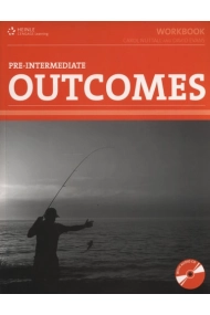 Cubierta de Outcomes Pre-Intermediate Workbook (with key) + CD