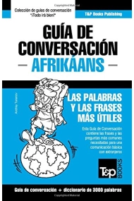 Coberta de Guía de Conversación Español-Afrikáans y vocabulario temático de 3000 palabras