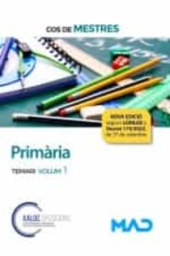 Cubierta de Cos de mestres:Educació Primària Vol.1