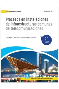 Cover von PROCESOS EN INSTALACIONES DE INFRAESTRUCTURAS COMUNES DE TEL