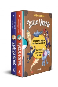 Cover of Mi biblioteca Julio Verne (Julio Verne para niños)