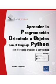 Cubierta de Aprende la Programación Orientada a Objetos con el lenguaje Python - (con ejercicios prácticos y corrigidos)