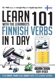 Cover of Learn 101 Finnish Verbs in 1 Day: With LearnBots