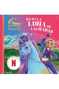 Coberta de Academia Unicornio. Bajo la luna de las hadas