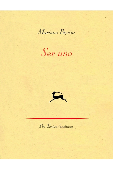 Cubierta de Ser uno — Mariano Peyrou