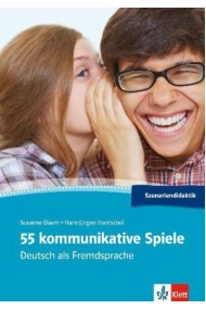 Cubierta de 55 Kommunikative Spiele. Deutsch als Fremdsprache. A1-C1