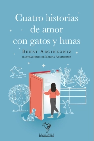 Coberta de Cuatro historias de amor con gatos y lunas