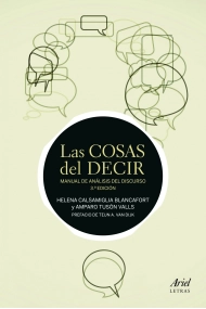 Cubierta de Las cosas del decir