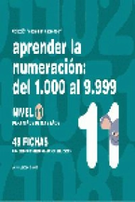 Cubierta de Aprender la numeración, del 1.000 al 9.999, nivel 11, 8 a 9 años