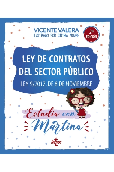 Cubierta de Ley de Contratos del Sector Público. Estudia con Martina — Vicente Valera