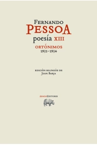 Cubierta de Poesía XIII. Ortónimos (1931-1934)