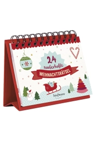 Coberta de 24 zauberhafte Weihnachtsrätsel
