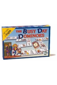 Cubierta de The busy day dominoes