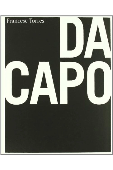 Cubierta de Da capo — Francesc Torres