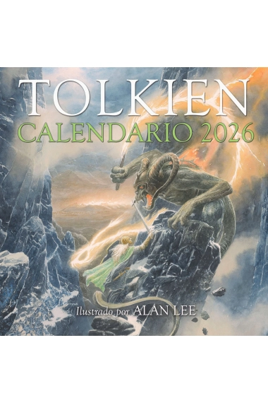 Cover of Calendario Tolkien 2026 — J. R. R. Tolkien and Alan Lee