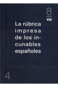 Coberta de La rúbrica impresa de los incunables españoles