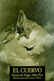 Cubierta de El cuervo (ilustrado por Gustave Doré)