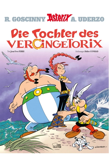 Coberta de Asterix und Die Tochter des Vercingetorix — Albert Uderzo i René Goscinny