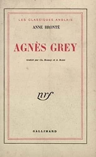 Cubierta de AGNES GREY — Anne Brontë