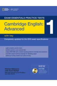 Cubierta de Exam Essentials CAE Cambridge English Advanced Practice Tests 1 with key and DVD-ROM