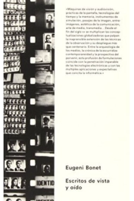 Cover of Eugeni Bonet. Escritos de vista y oído