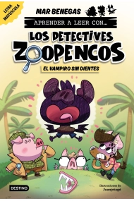 Cubierta de Aprender a leer con... Los Detectives Zoopencos 12. El vampiro sin dientes
