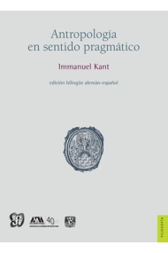Cubierta de Antropología en sentido pragmático (Edición bilingüe alemán-español)