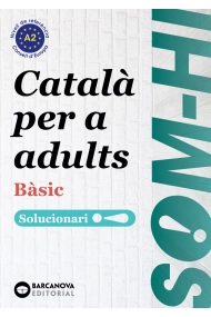 Cubierta de Som-hi! Bàsic. Català per a adults. Solucionari 1-2 -3  (Nivell A2)