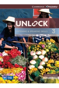Cubierta de Unlock Level 3 Listening and Speaking Skills Student's Book and Online Workbook